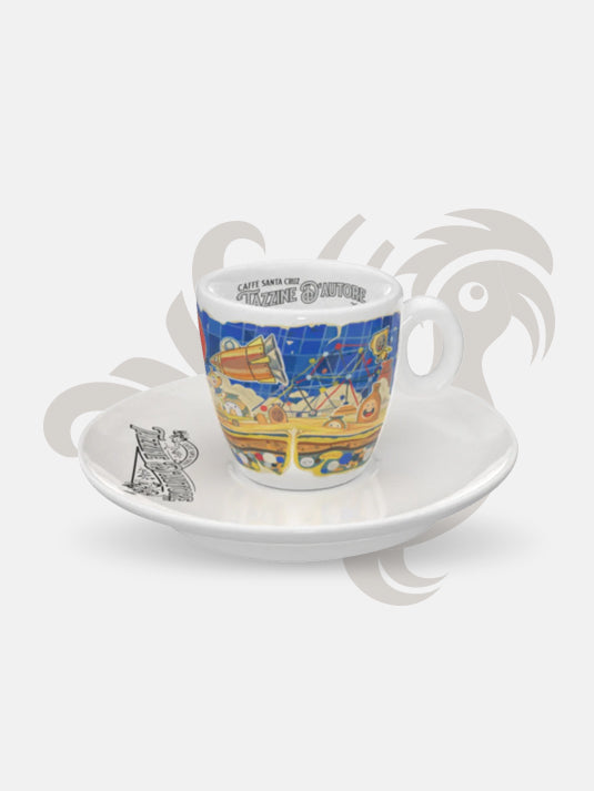 Tazza Da Caffè Riproduzione Vintage Motoslitta Chaparral – Regalo Ideale (015)